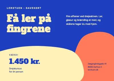 Gavekort — drejekursus