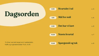 Side 2 af OKR-gennemgang — kvartal
