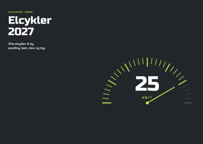 Produktguide for cykelforhandler med elcykler – 24 sider