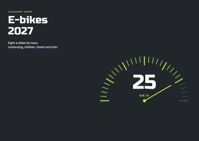 E-bike product guide for a bike shop – 24 pages