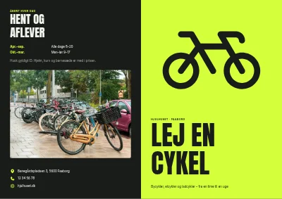 Cykeludlejning og ruter