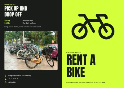 Bike hire and routes
