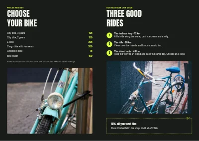 Side 2 av Bike hire and routes