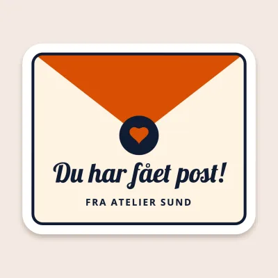 Du har fået post