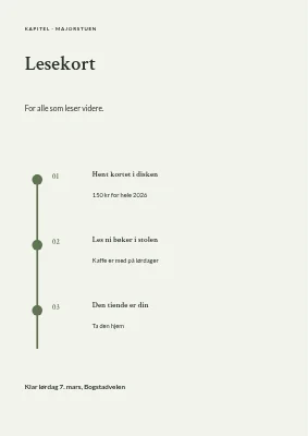 Lesekort — bokhandel i Silkeborg