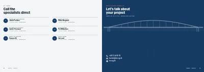 Pages 30–31 of Company profile for an engineering consultancy – 32 pages