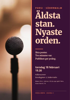 Poetry slam i Ribe