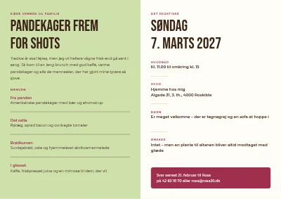 Side 2 af 30-års fødselsdag med brunch