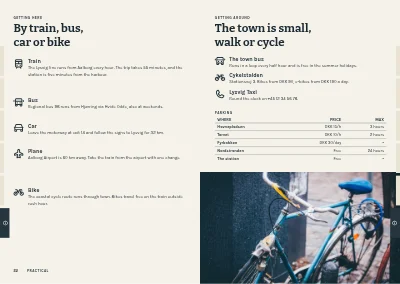 Pages 82–83 of Town guide for a coastal town – 96 pages
