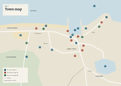 Pages 90–91 of Town guide for a coastal town – 96 pages