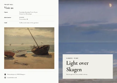Exhibition at the art hall