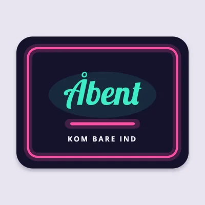 Åbent i neon