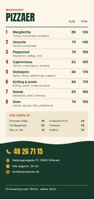 Side 2 af Pizzeria med levering i Hillerød