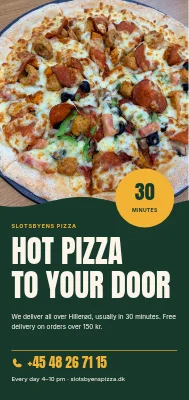 Pizza delivery in Hillerød