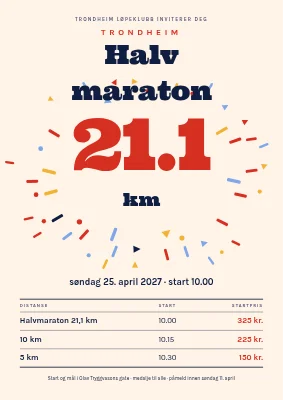 Halvmaraton — Slagelse 21,1 km
