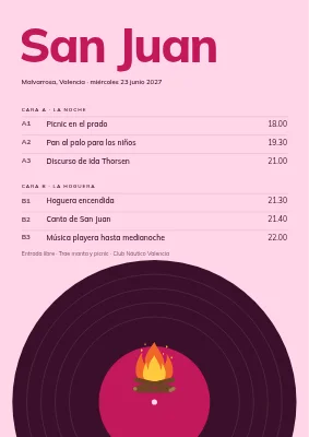 Víspera de San Juan — el disco y la hoguera