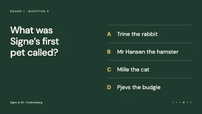 Page 4 of Birthday quiz — how well do you know her?