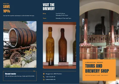 Brewery tours and shop