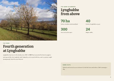 Pages 10–11 of Farm shop booklet – 12 pages