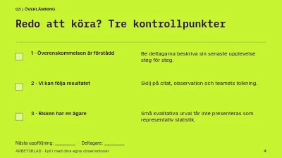 Sida 4 av Från intervju till insikt