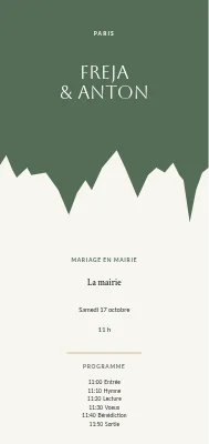Mariage à la mairie — Freja et Anton, Odense
