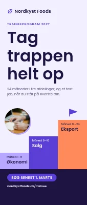 Roll-up til virksomhed — traineeprogram