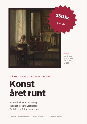 Konstförening — bli medlem