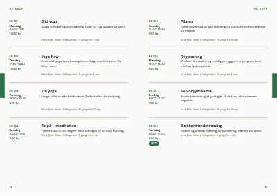 Side 34–35 af Kursuskatalog for aftenskole – 96 sider