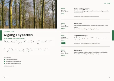 Side 36–37 af Kursuskatalog for aftenskole – 96 sider