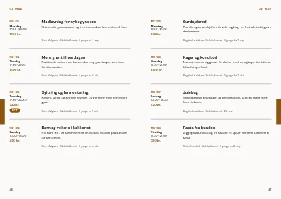 Side 46–47 af Kursuskatalog for aftenskole – 96 sider