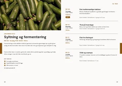 Side 48–49 af Kursuskatalog for aftenskole – 96 sider
