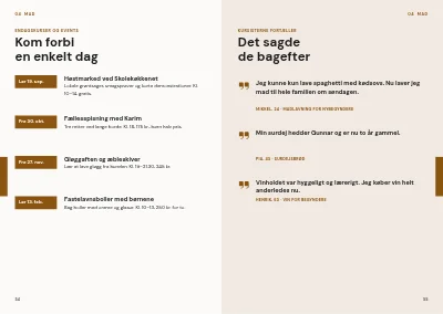 Side 54–55 af Kursuskatalog for aftenskole – 96 sider