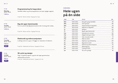 Side 64–65 af Kursuskatalog for aftenskole – 96 sider