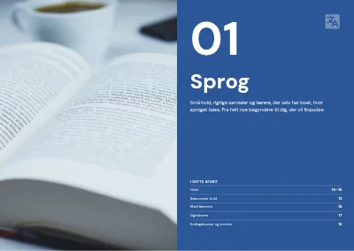 Side 8–9 af Kursuskatalog for aftenskole – 96 sider