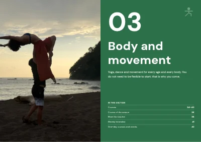 Pages 32–33 of Course catalogue for an evening school – 96 pages