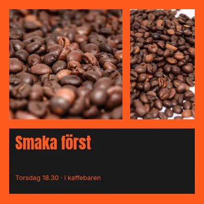 Smaka först · biljett till öppen ateljé
