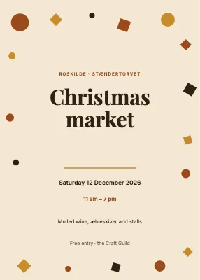 Christmas market in Roskilde