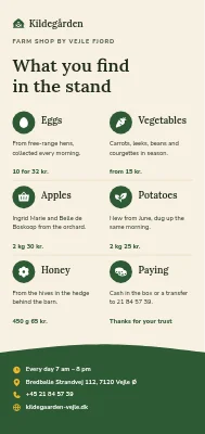 Page 2 of Farm shop with fresh eggs near Vejle