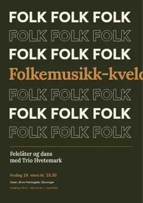 Folkemusikkveld — FOLK som refreng