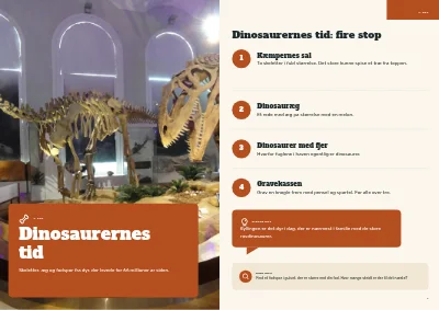 Side 6–7 af Familieguide til naturhistorisk museum – 24 sider