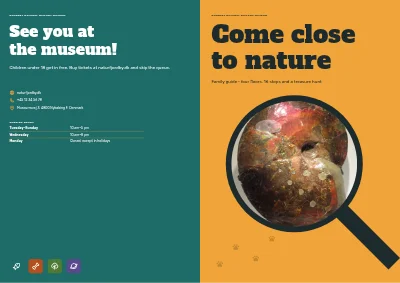 Cover of Family guide to a natural history museum – 24 pages