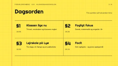 Side 2 af Forældremøde i skoleklassen