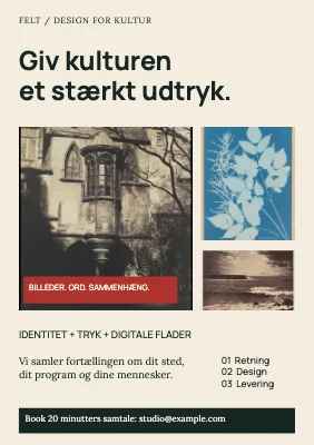 Kultur fortjener et stærkt udtryk