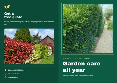 Garden care all year