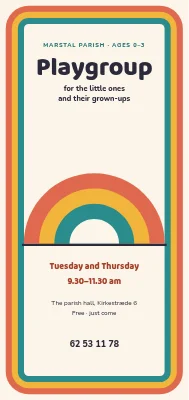 Playgroup for ages 0–3 in Marstal