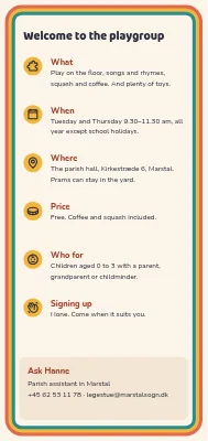 Page 2 of Playgroup for ages 0–3 in Marstal