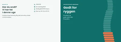 Omslag af Patientguide fra kiropraktor – 16 sider