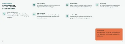 Side 6–7 af Patientguide fra kiropraktor – 16 sider