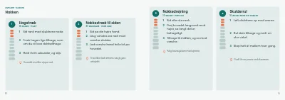 Side 8–9 af Patientguide fra kiropraktor – 16 sider