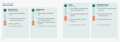 Side 12–13 af Patientguide fra kiropraktor – 16 sider
